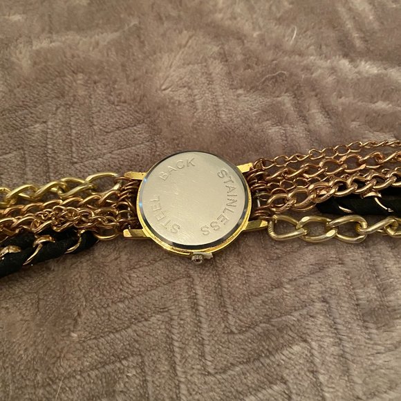 Multitone Metal Wrap Watch - Picture 7 of 7